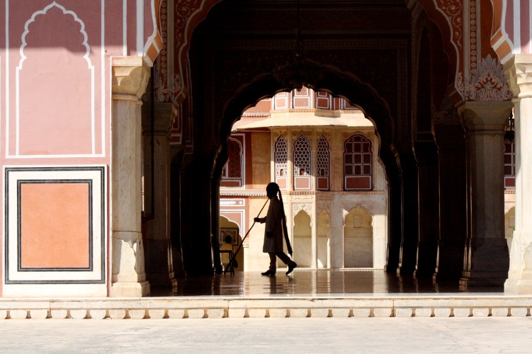 India - man in archway